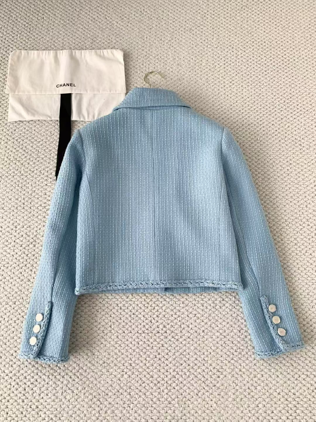 26ss light blue collared coat