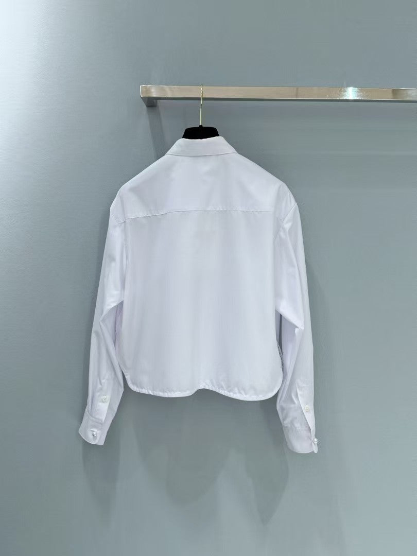 🔥🔥🔥26SS New White Chain Cardigan