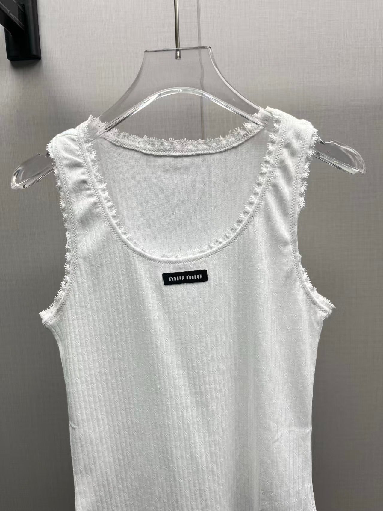 26SS logo knitted vest