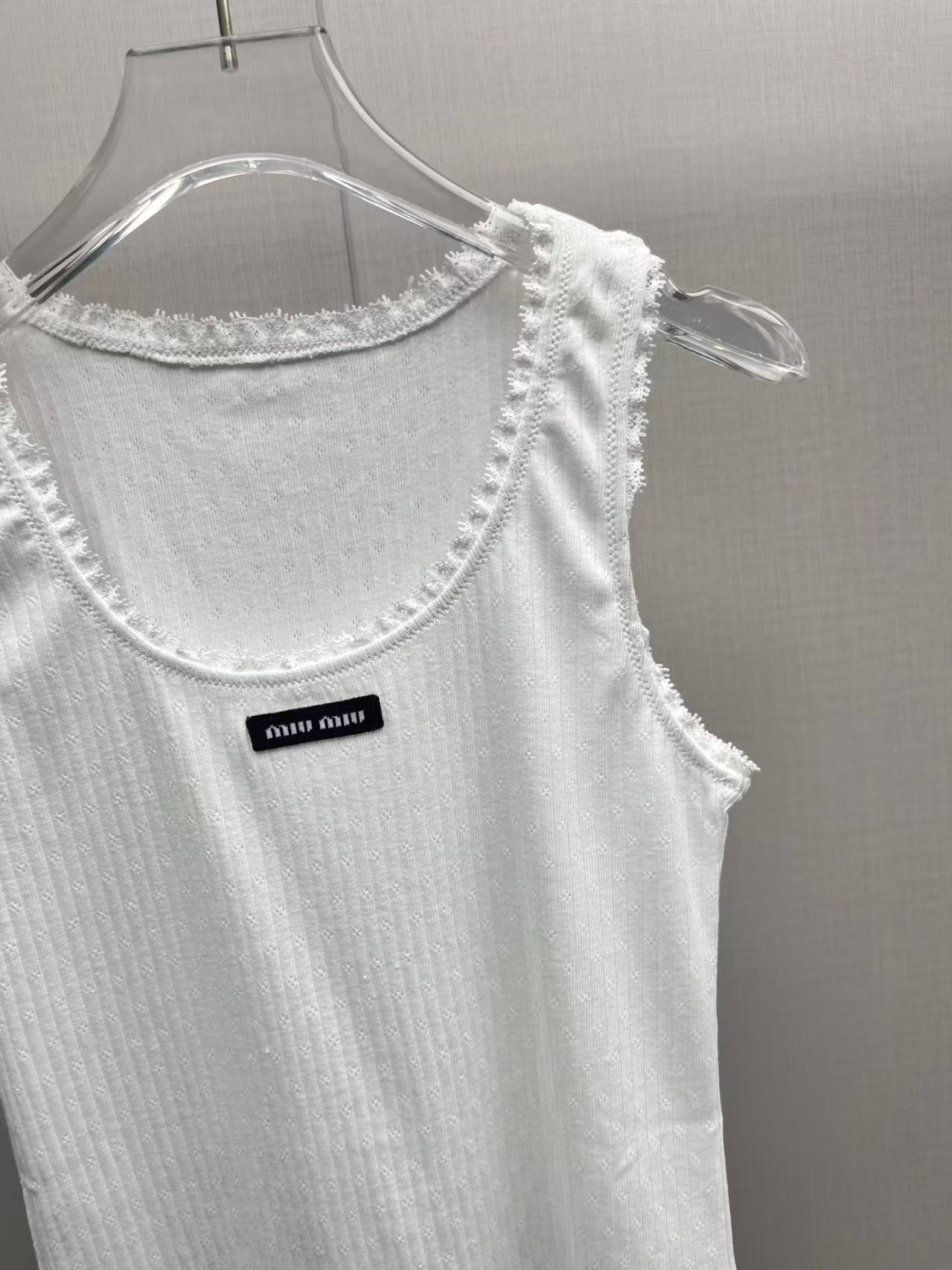 26SS logo knitted vest