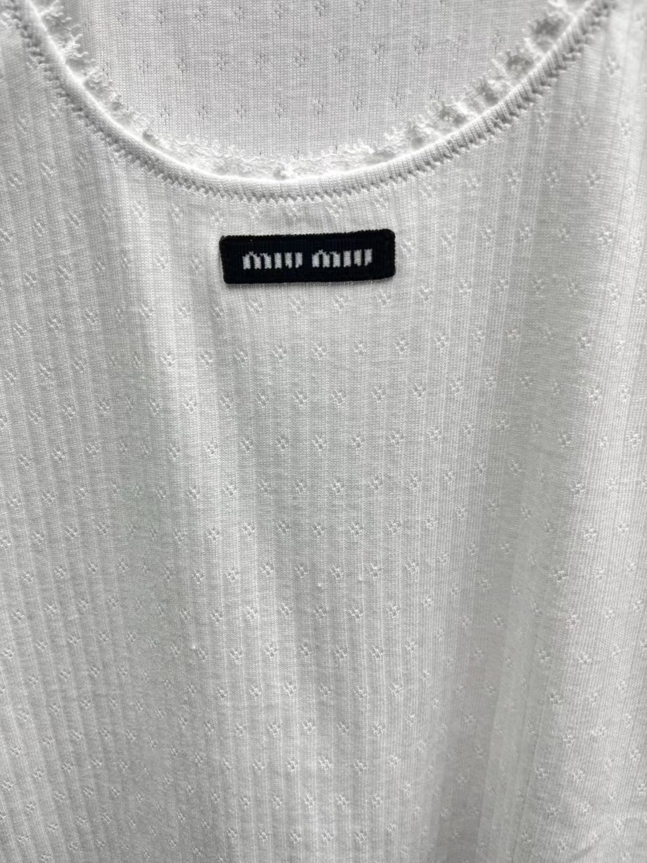 26SS logo knitted vest