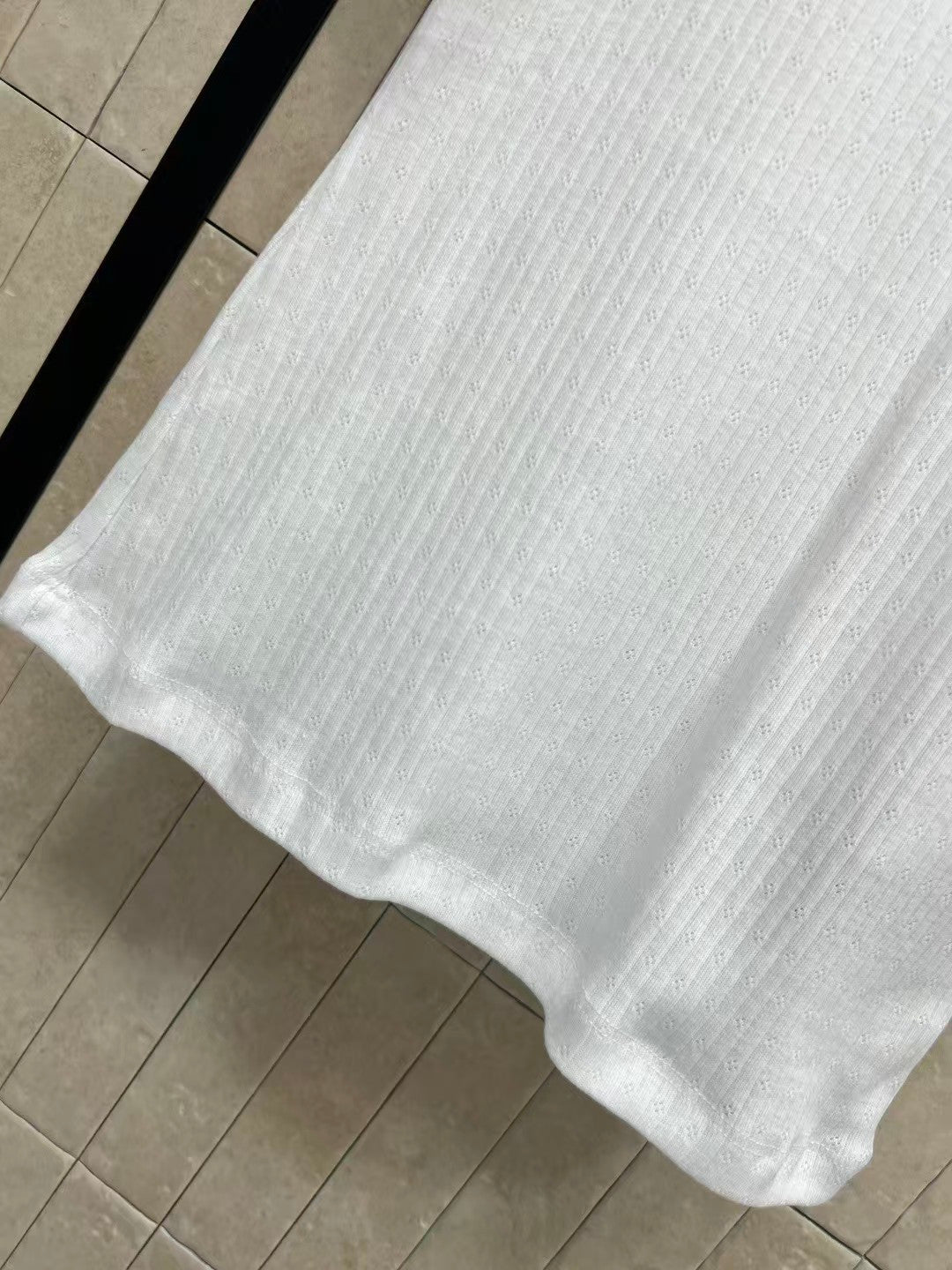 26SS White Short-Sleeve T-Shirt