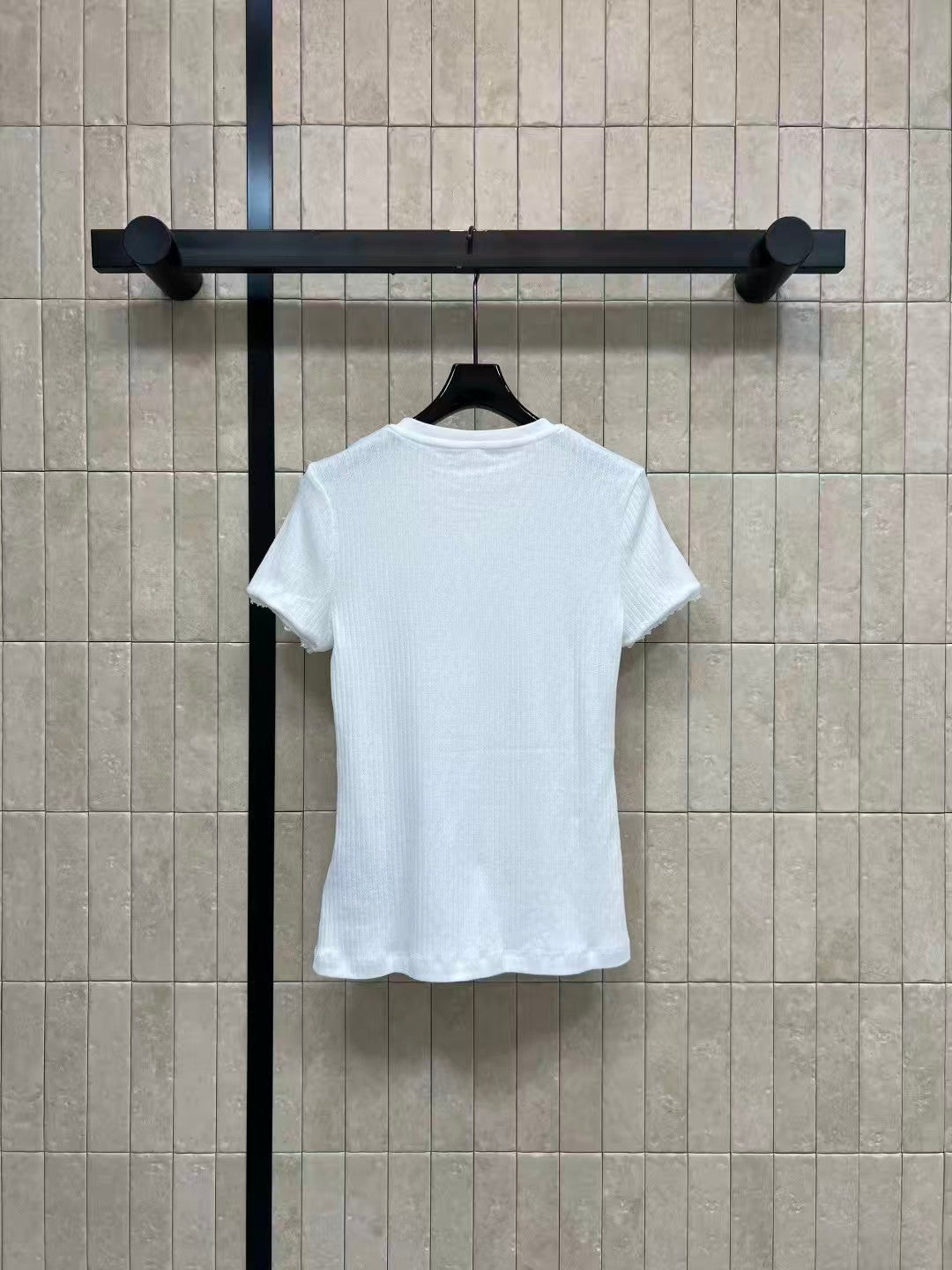 26SS White Short-Sleeve T-Shirt
