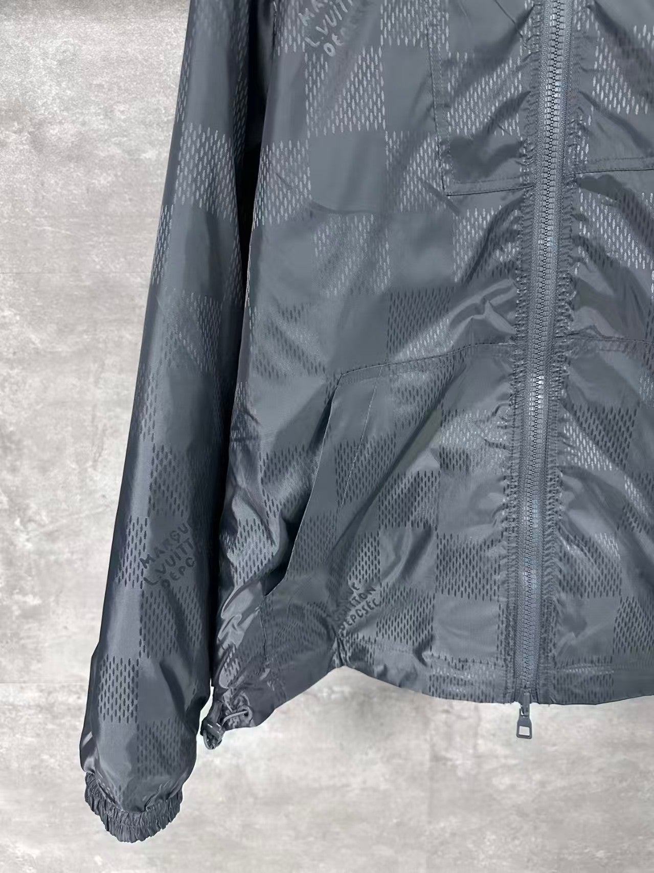 26SS Double-sided Monogram Jacquard Windproof Jacket
