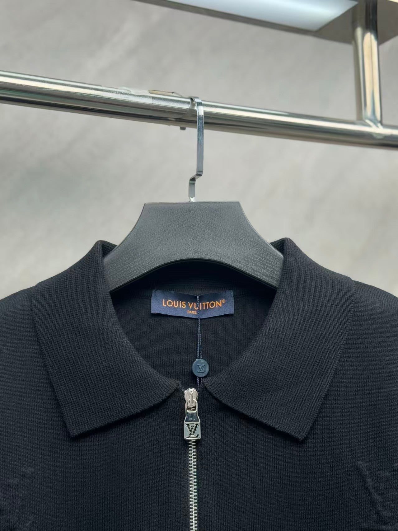 26SS Embossed Zipper Jacket