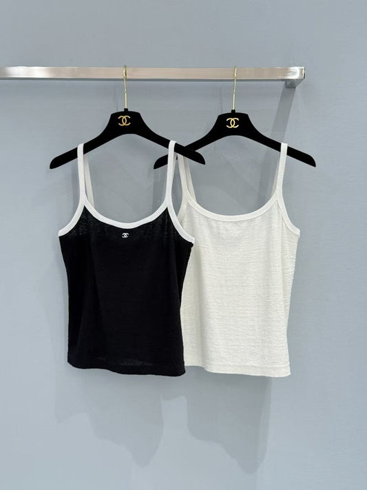 26SS Solid-Color Spaghetti-Strap Camisole