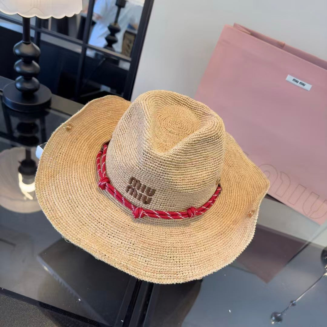 SS26 Raffia Top Hat