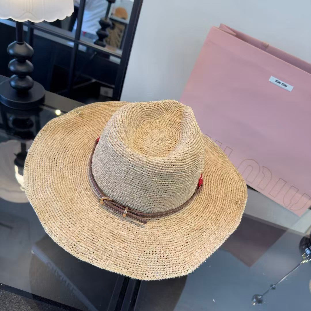 SS26 Raffia Top Hat