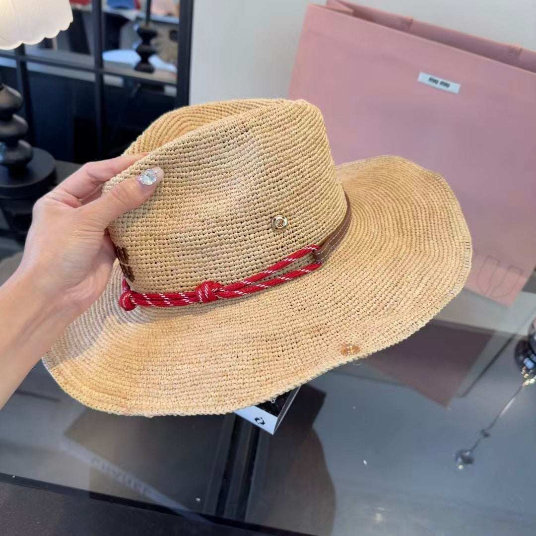 SS26 Raffia Top Hat