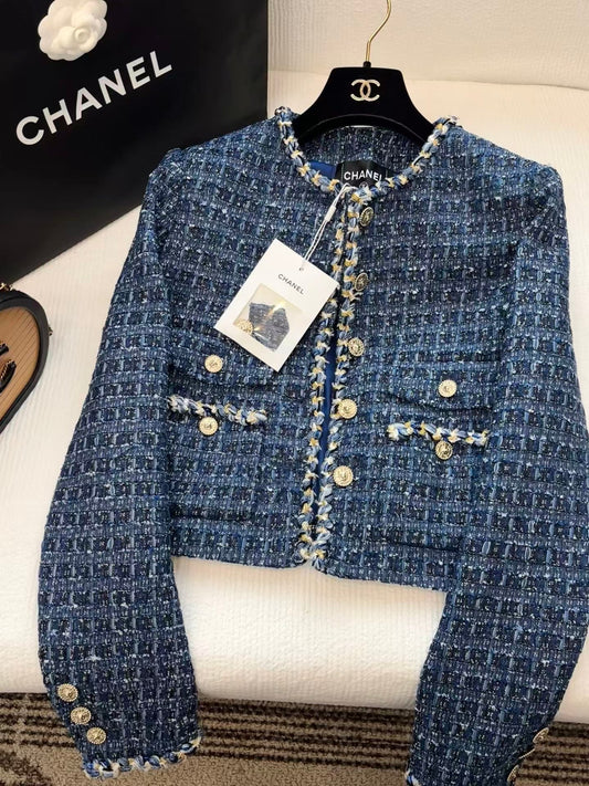 26SS Heavy-Crafted Woven Tweed Jacket