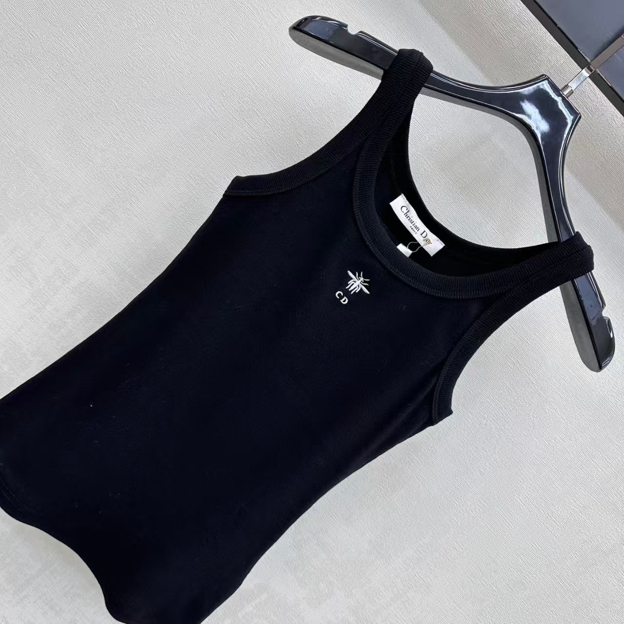 26SS Embroidered Slim-Fit Vest