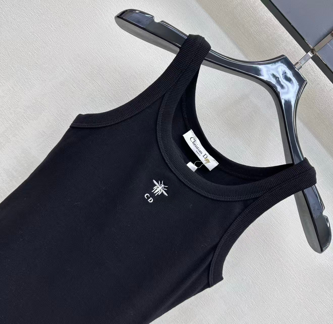 26SS Embroidered Slim-Fit Vest