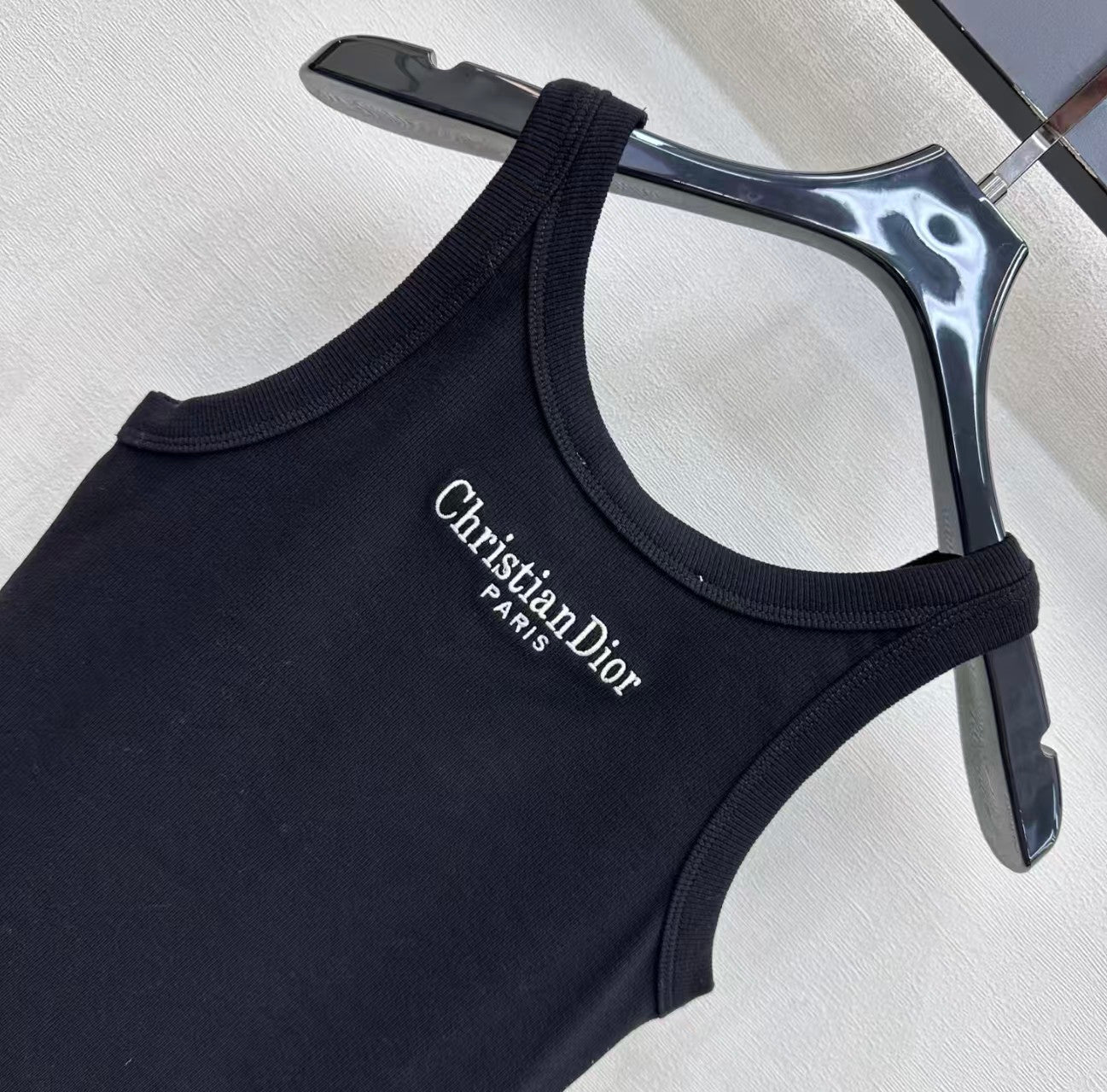 26SS Embroidered Slim-Fit Vest