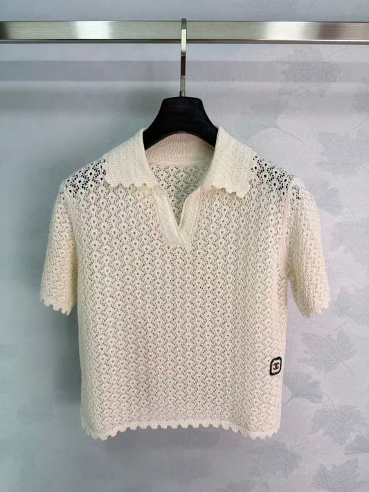 26SS New Crochet Top