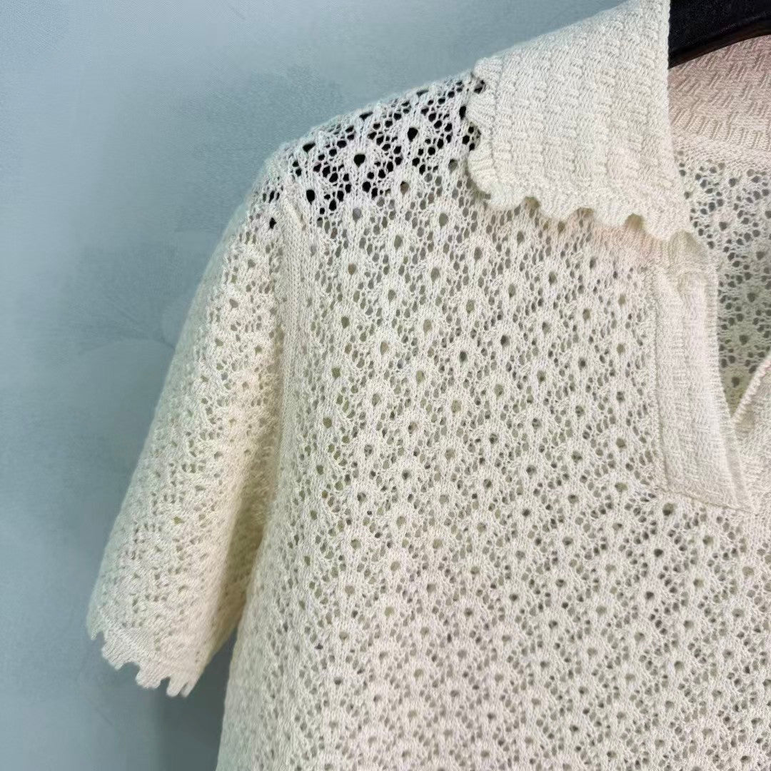 26SS New Crochet Top