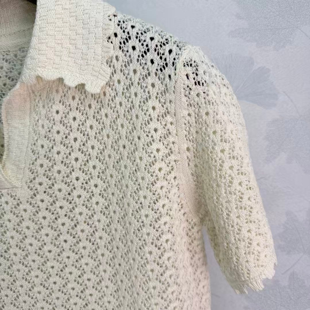 26SS New Crochet Top