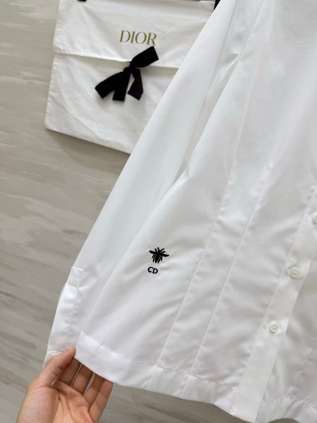 26SS Classic Point-Collar White Shirt