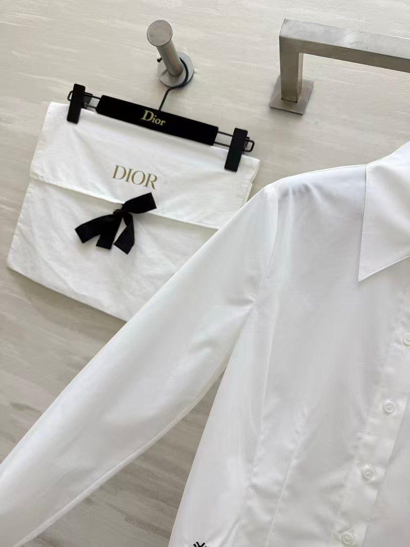 26SS Classic Point-Collar White Shirt