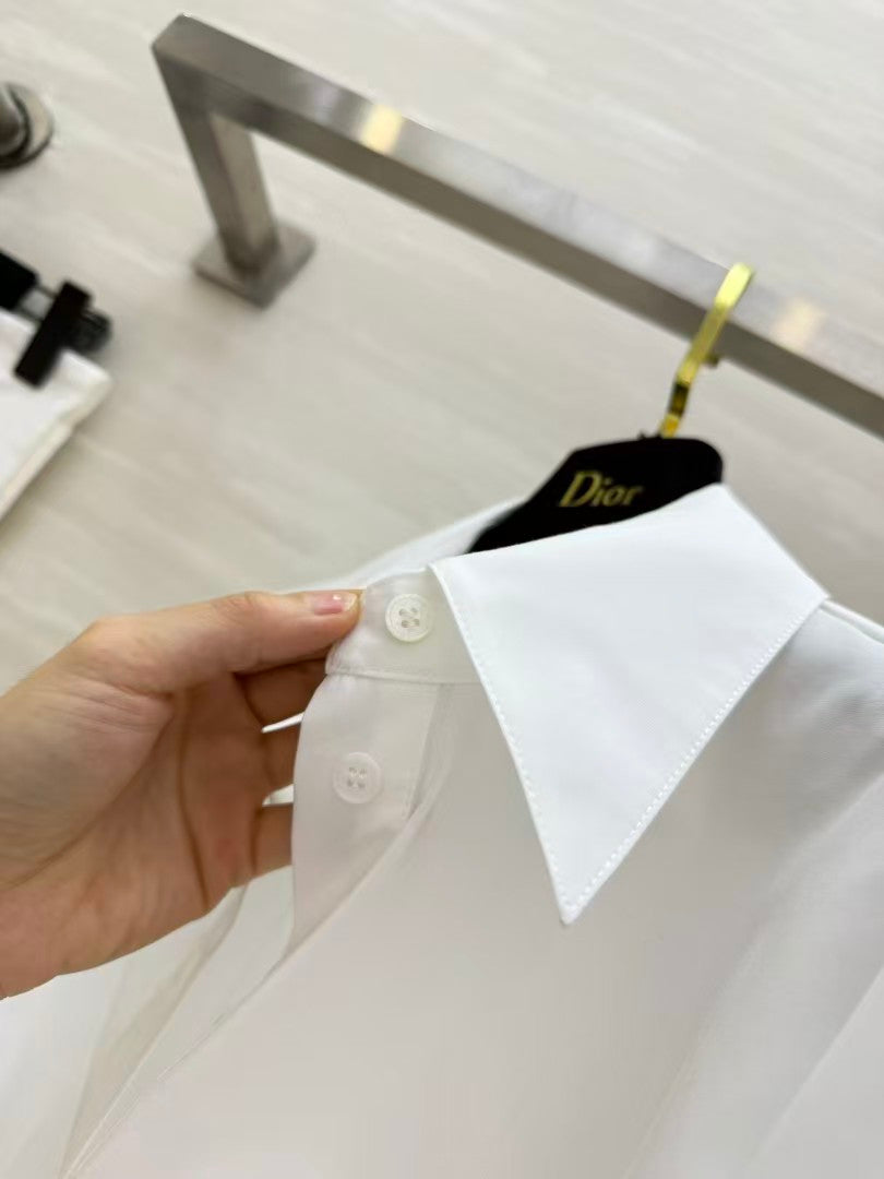 26SS Classic Point-Collar White Shirt
