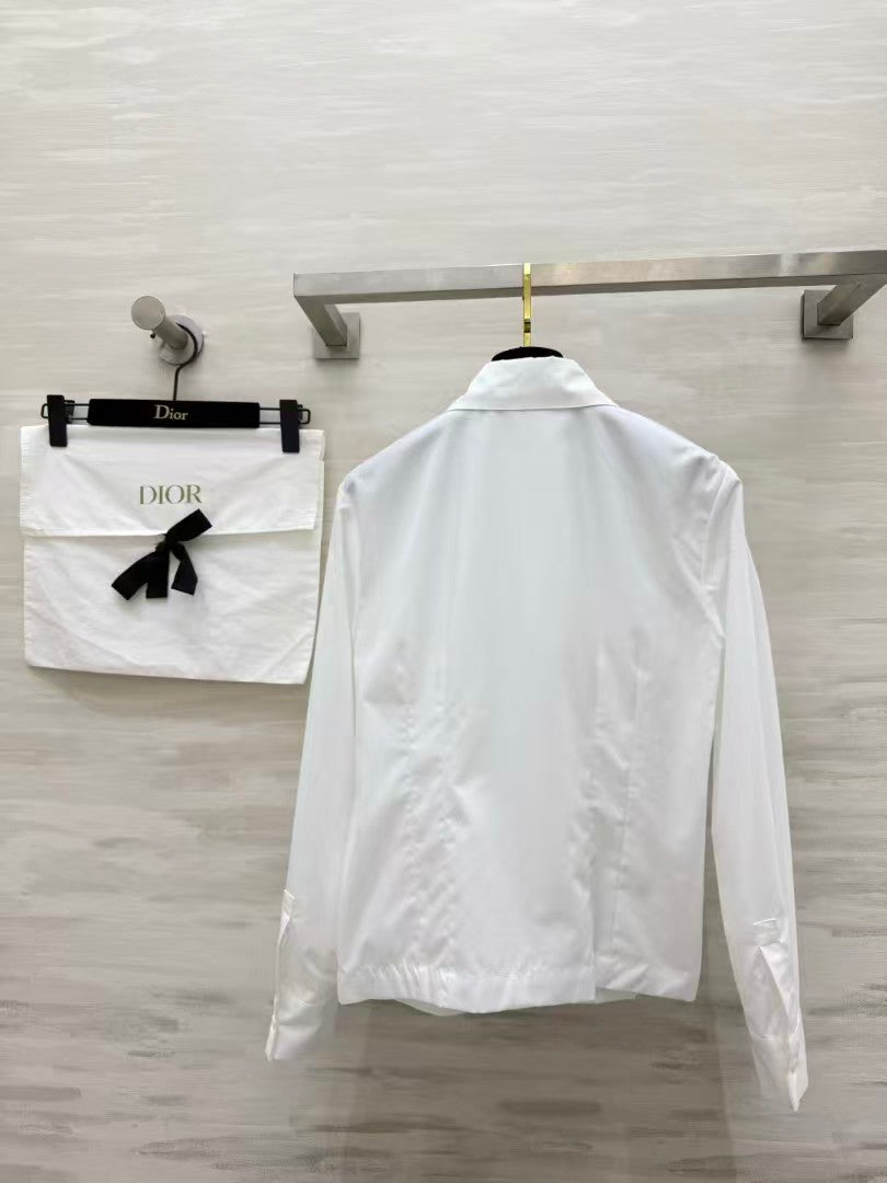 26SS Classic Point-Collar White Shirt