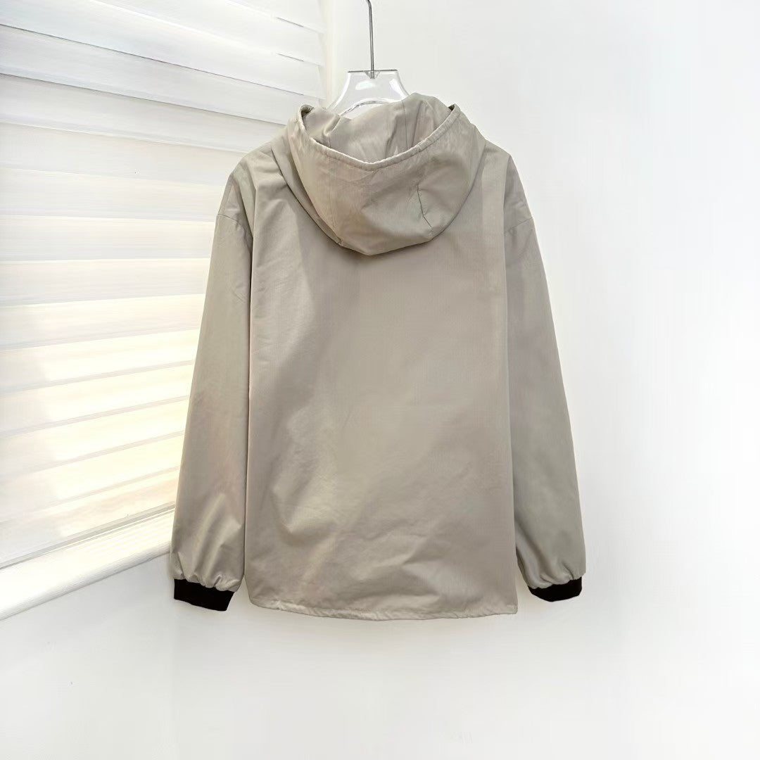 26SS New Drawstring Zip-Up Jacket