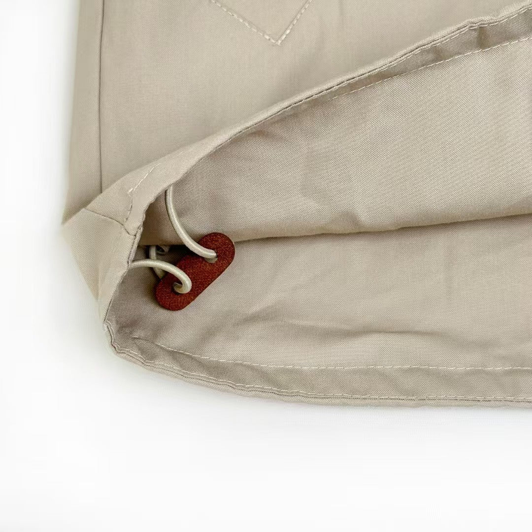 26SS New Drawstring Zip-Up Jacket