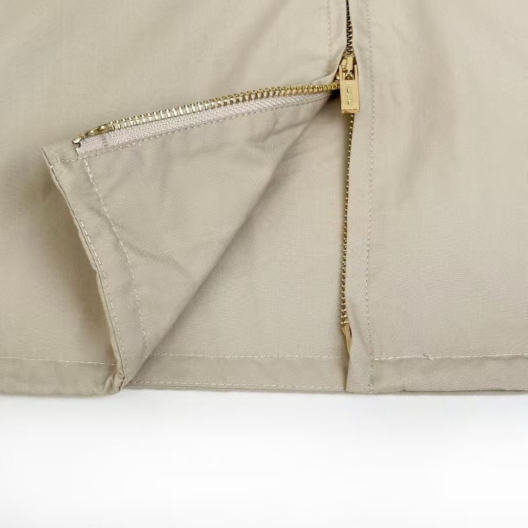 26SS New Drawstring Zip-Up Jacket