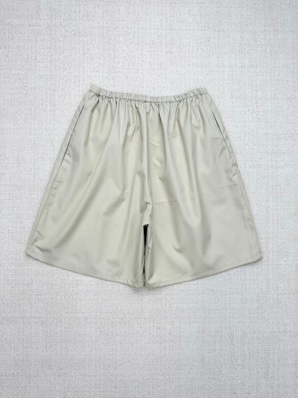 26SS New Khaki Drawstring Shorts