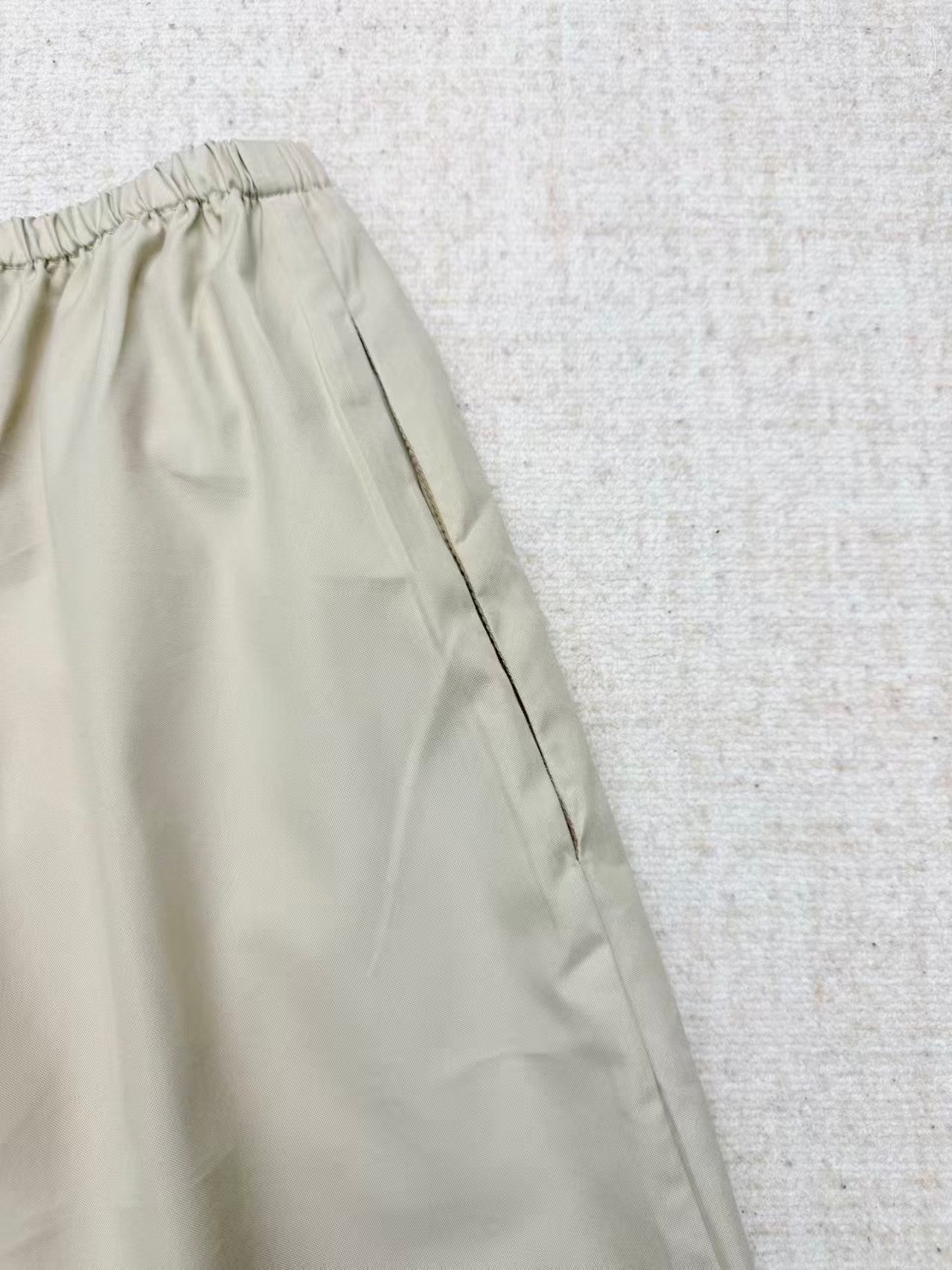 26SS New Khaki Drawstring Shorts