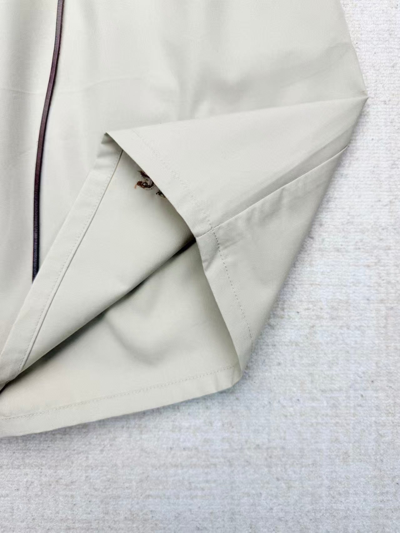 26SS New Khaki Drawstring Shorts
