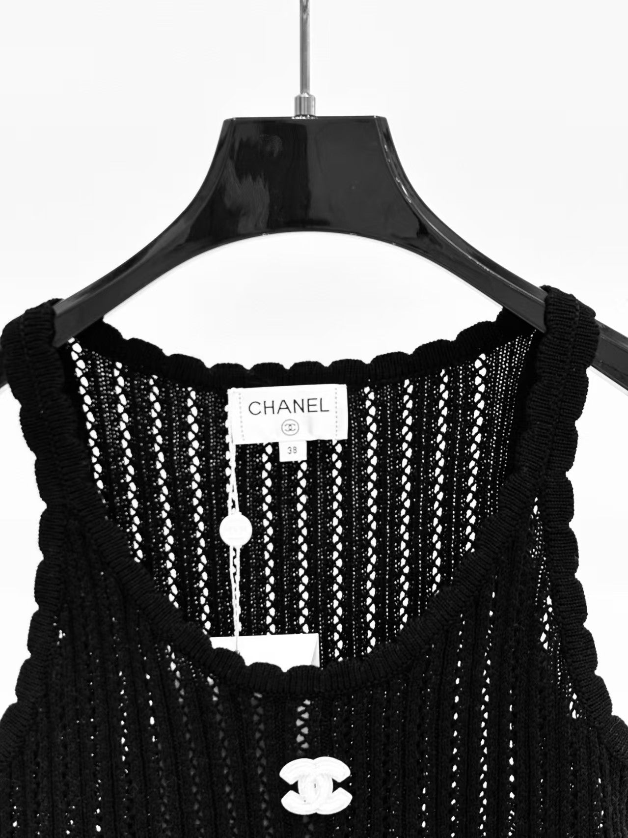26 New Letter Logo Embroidered Jacquard Knit Vest