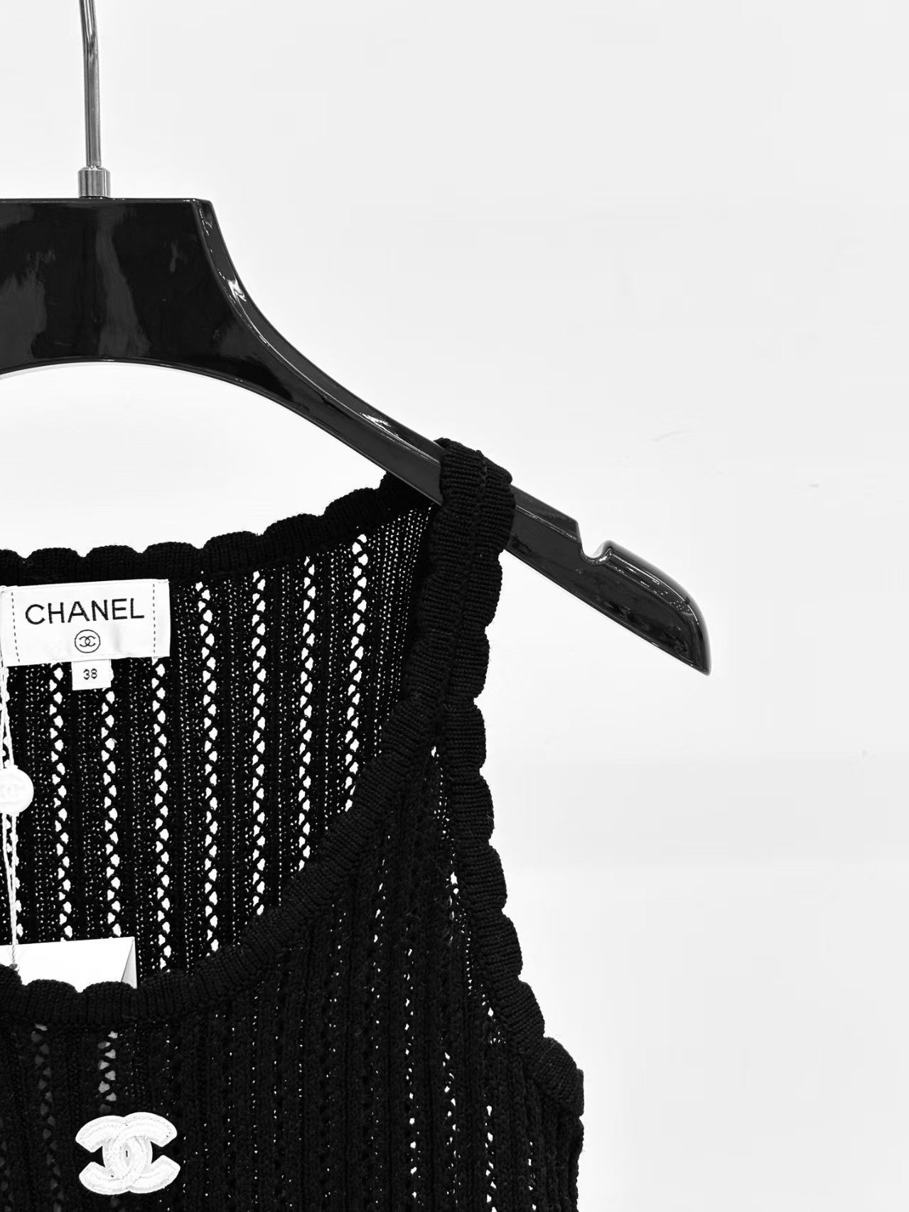 26 New Letter Logo Embroidered Jacquard Knit Vest