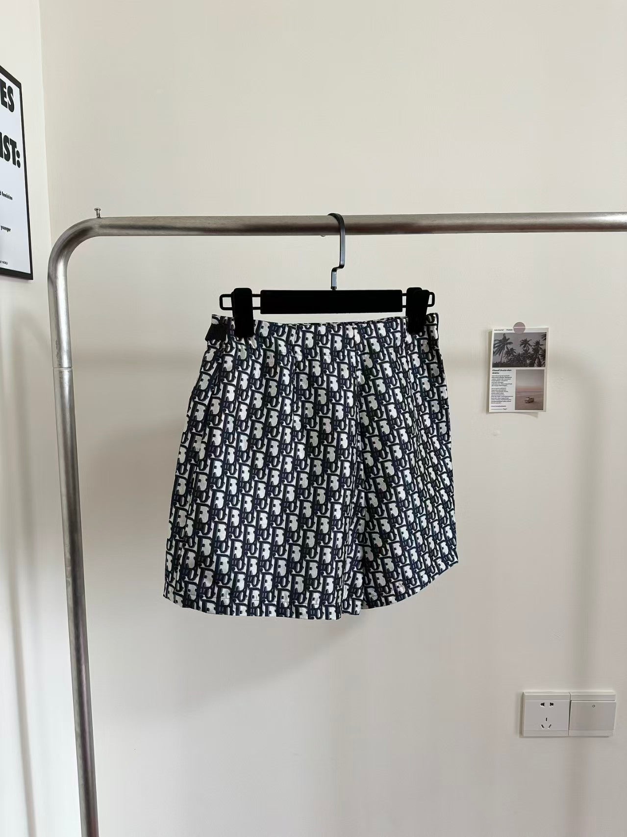 26 New Season Letter Logo Jacquard Skirt