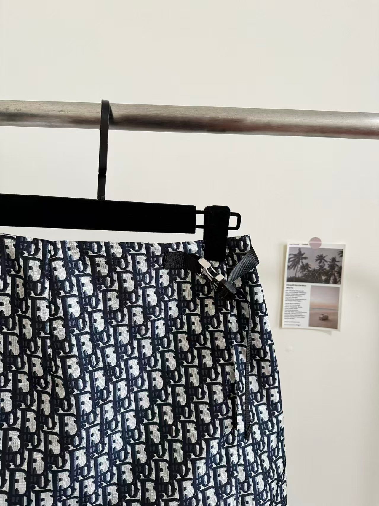 26 New Season Letter Logo Jacquard Skirt
