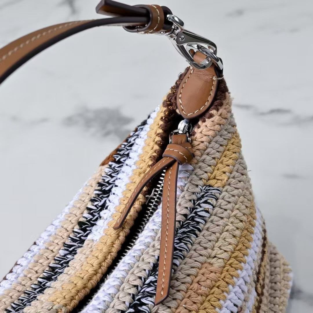 New Rainbow-Woven Lunch Bag