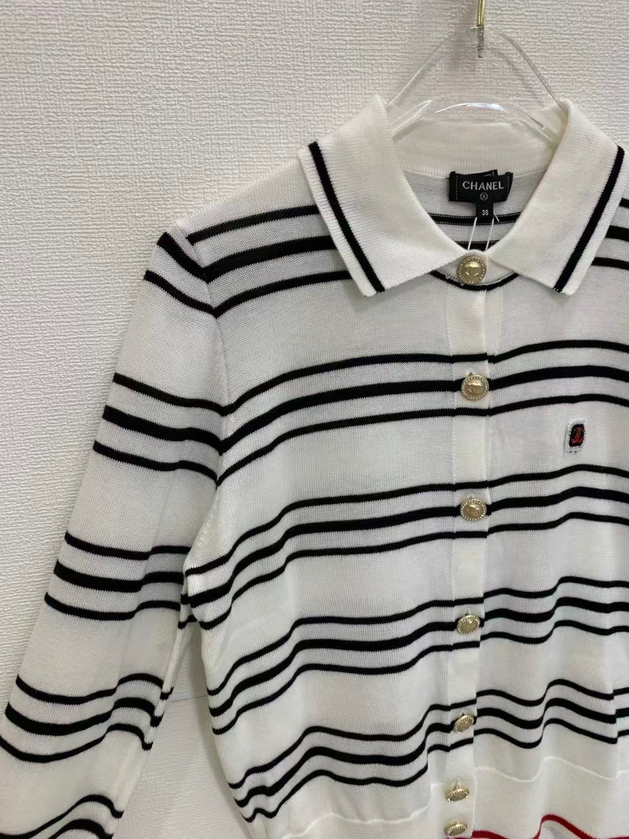 26 New Striped Knit Cardigan