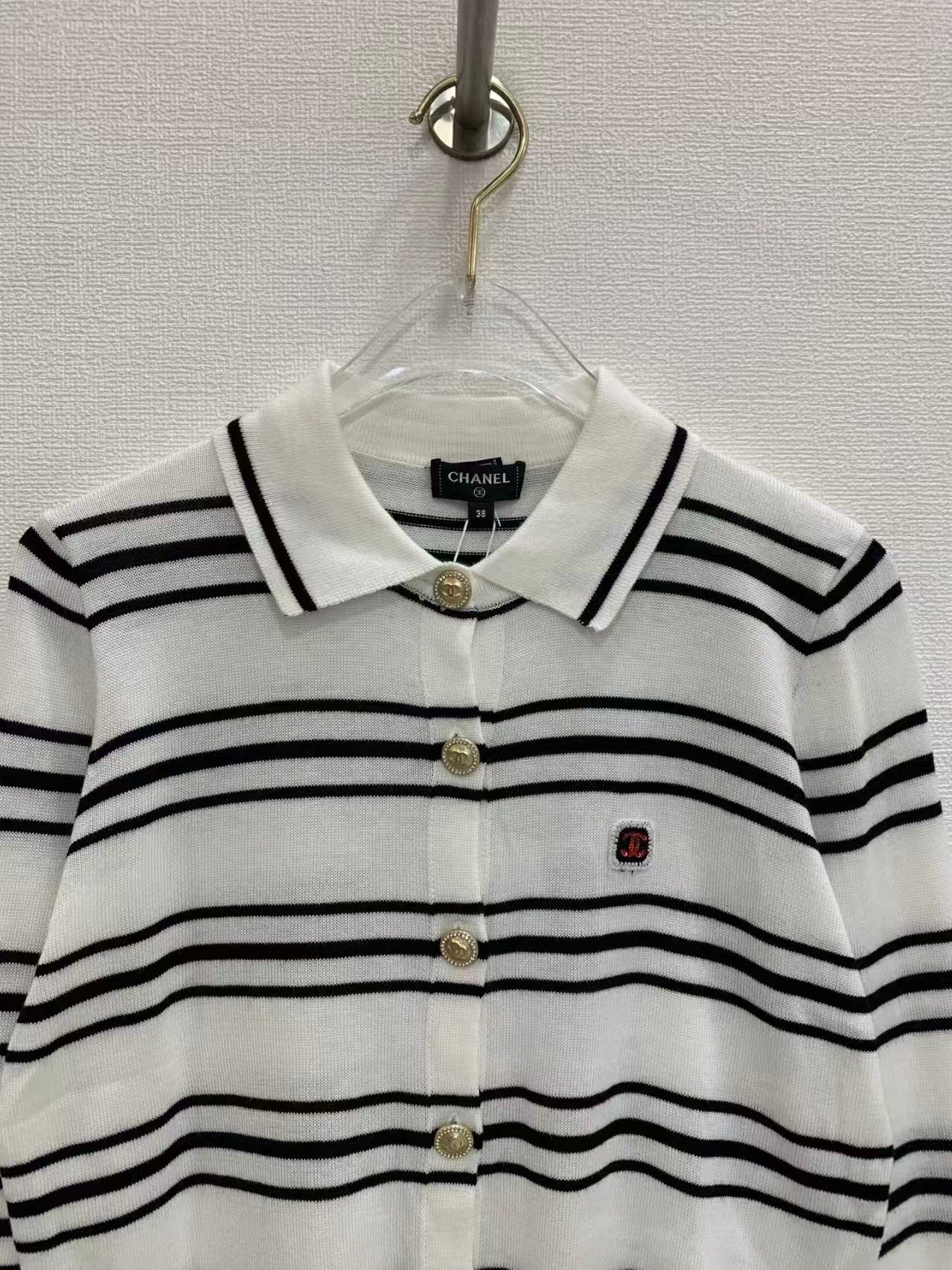 26 New Striped Knit Cardigan