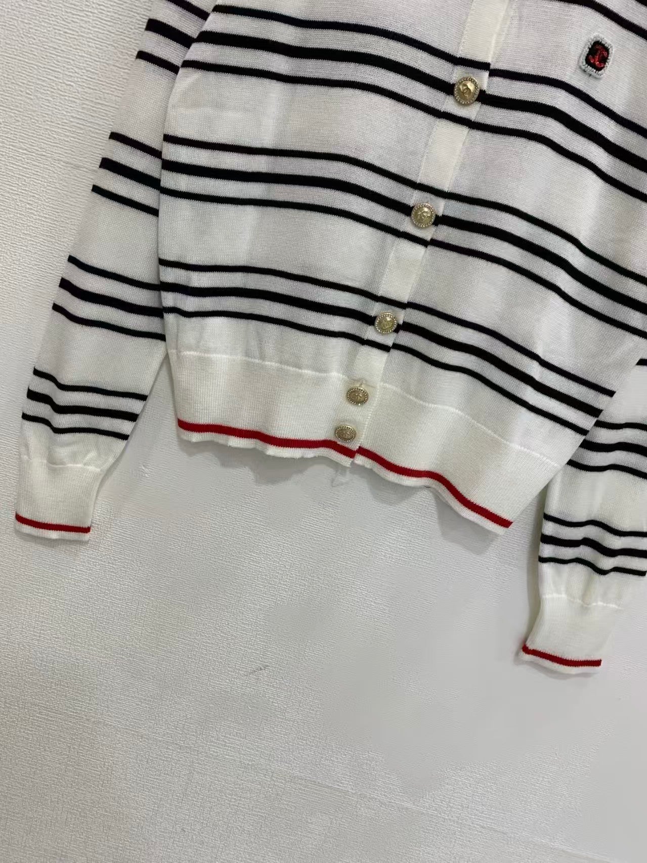 26 New Striped Knit Cardigan