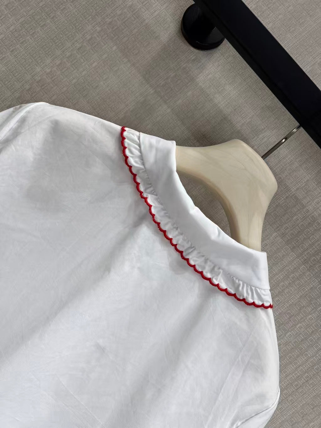 26 New White Shirt with Peter Pan Collar