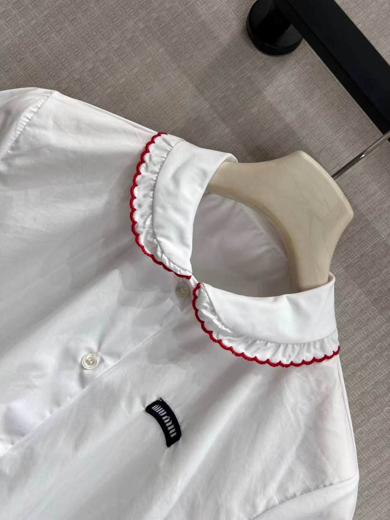 26 New White Shirt with Peter Pan Collar