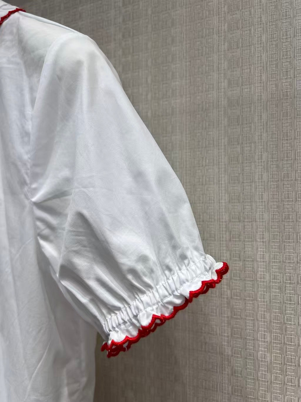 26 New White Shirt with Peter Pan Collar