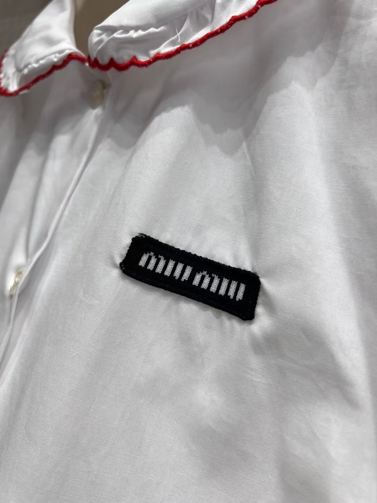 26 New White Shirt with Peter Pan Collar
