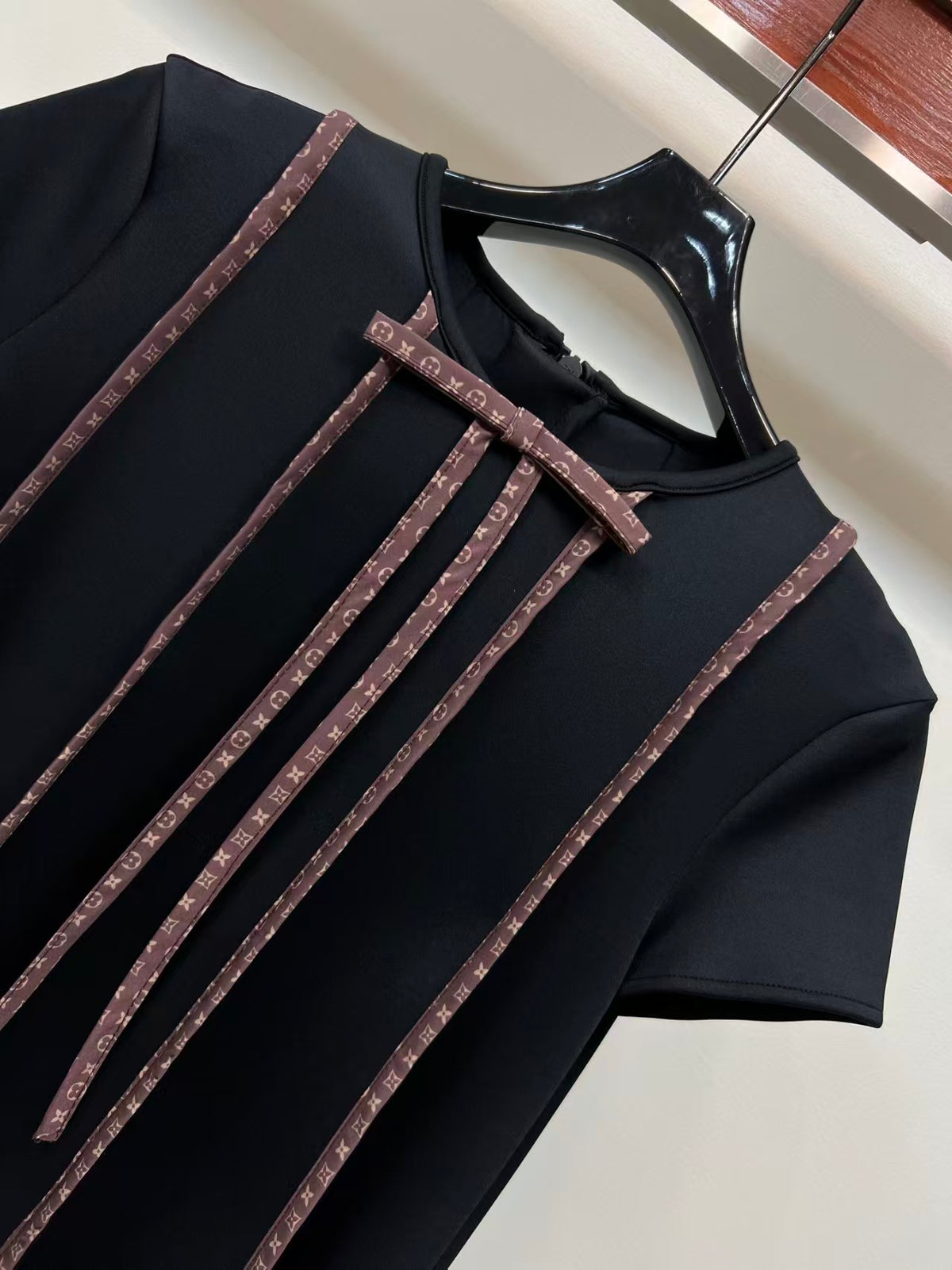 26FW New Monogram Ribbon Dress