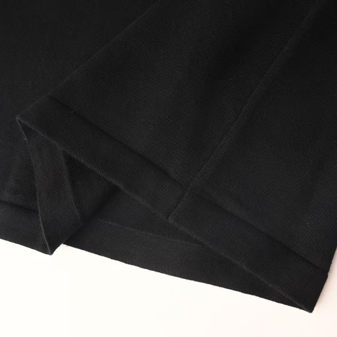 26 Leather Knit Button Polo Short-Sleeve Shirt