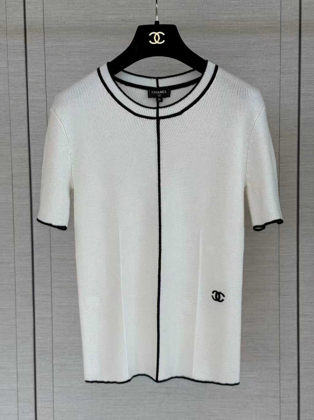 26FW NEW Off-white Knit Short-Sleeve