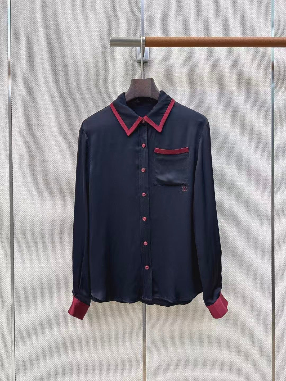 26FW NEW Color Block Collared Shirt