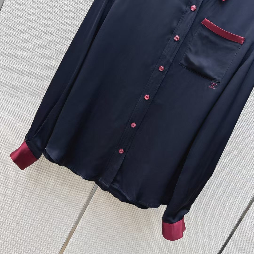 26FW NEW Color Block Collared Shirt