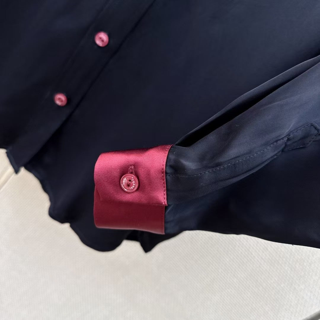 26FW NEW Color Block Collared Shirt