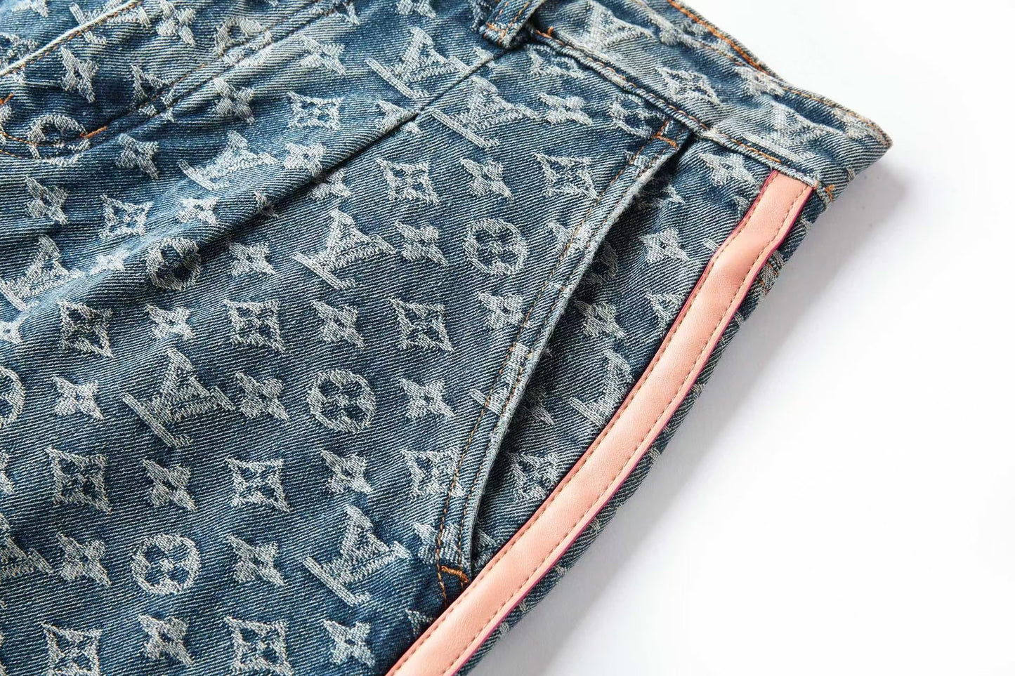 26 New Jacquard Trim Jeans