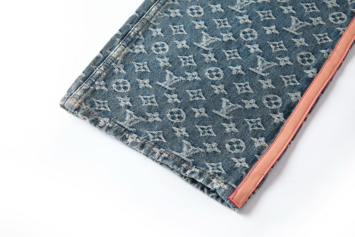 26 New Jacquard Trim Jeans